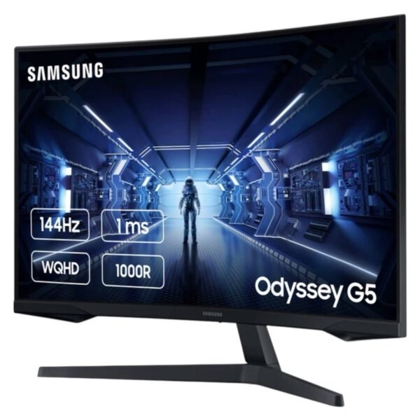 Ігровий вигнутий монітор Samsung Odyssey G5 LC27G54T 27" 144 Гц VA Quad HD — фото 2