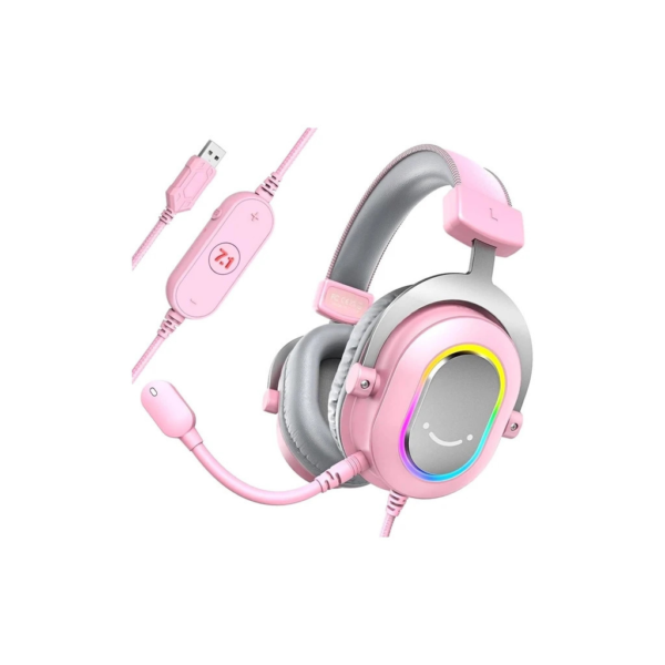 Навушники Fifine H6P RGB Pink
